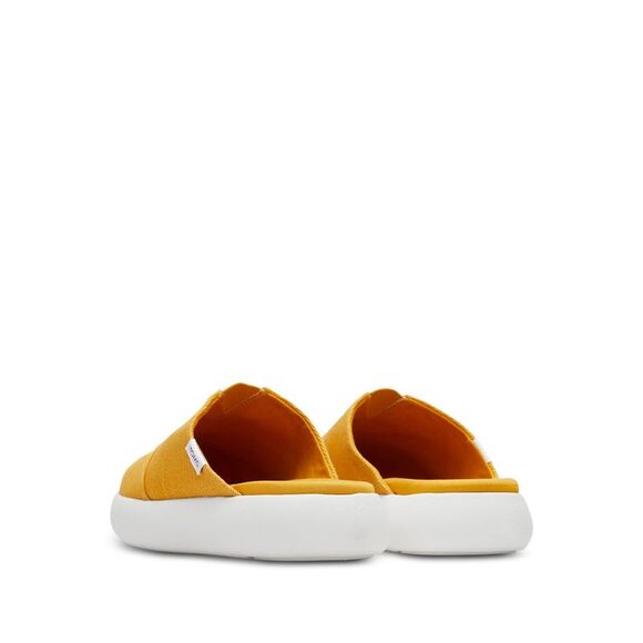 NWT TOMS Womens Yellow Goring Almamu Round Toe Wedge Slip On Alpargata Shoes 7 - Picture 2 of 5